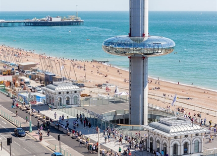 JS Air Curtains on board at British Airways i360