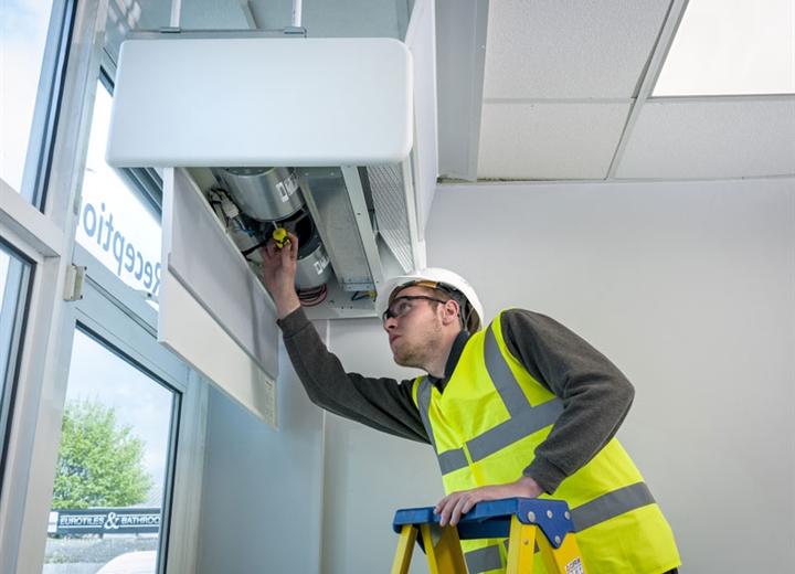 Servicing by a JS Air Curtain engineer will keep your air curtain operating at its best