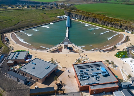 Making waves in comfort at Lost Shore Surf Resort