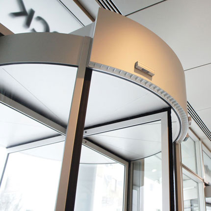 Air curtains at Drapers Garden office, London