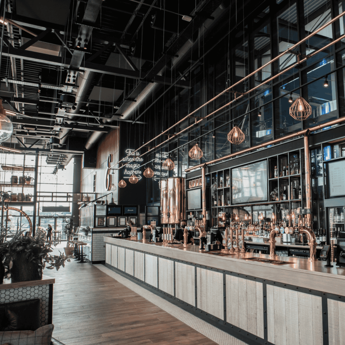 Air curtains at 151 Buckingham Palace Road, London