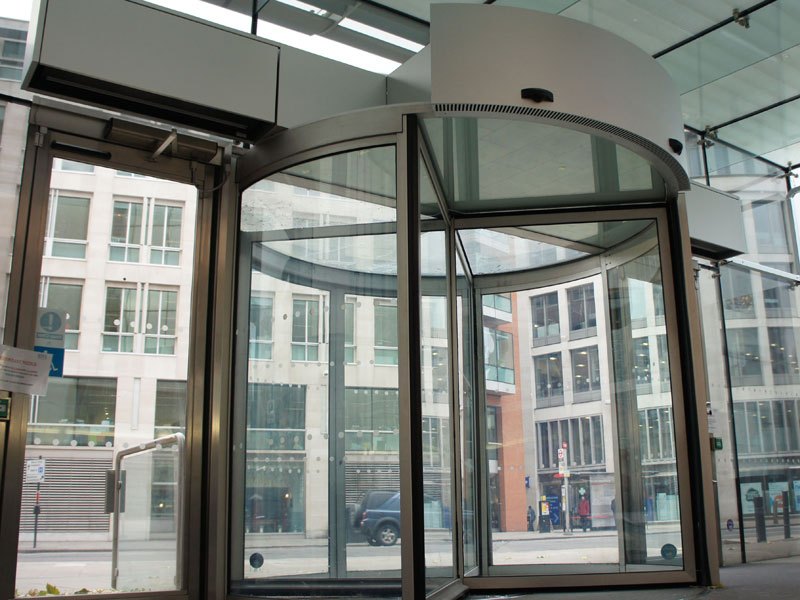 Zen air curtains at BT's Headquarters, Newgate Street, London