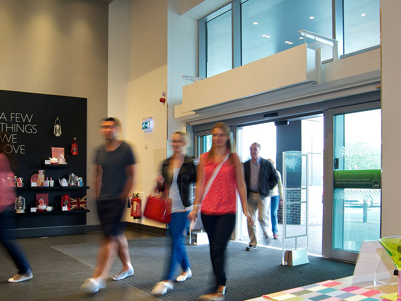 Zen air curtain at John Lewis 'at home' shops, Nationwide