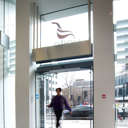 Air curtains at Unite, Holborn Road, London